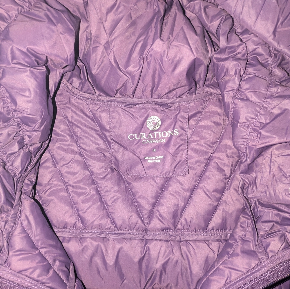 Curations Caravan Nylon Down Packable Jacket 1x - image 4